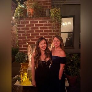 Elegant Forest Green Velvet Like Dress